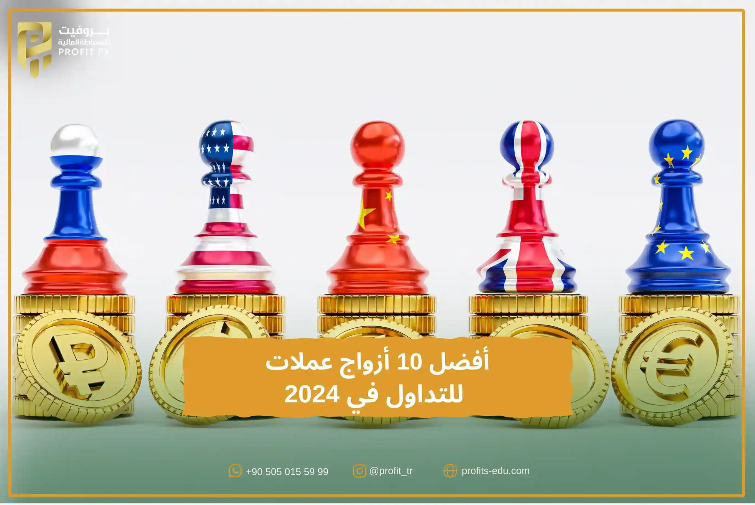 افضل 10 ازواج العملات للتداول في 2024