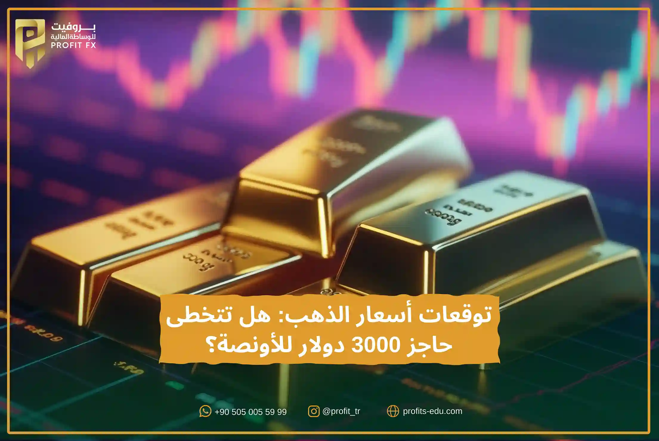 توقعات أسعار الذهب- هل تتخطى حاجز 3000 دولار للأونصة؟